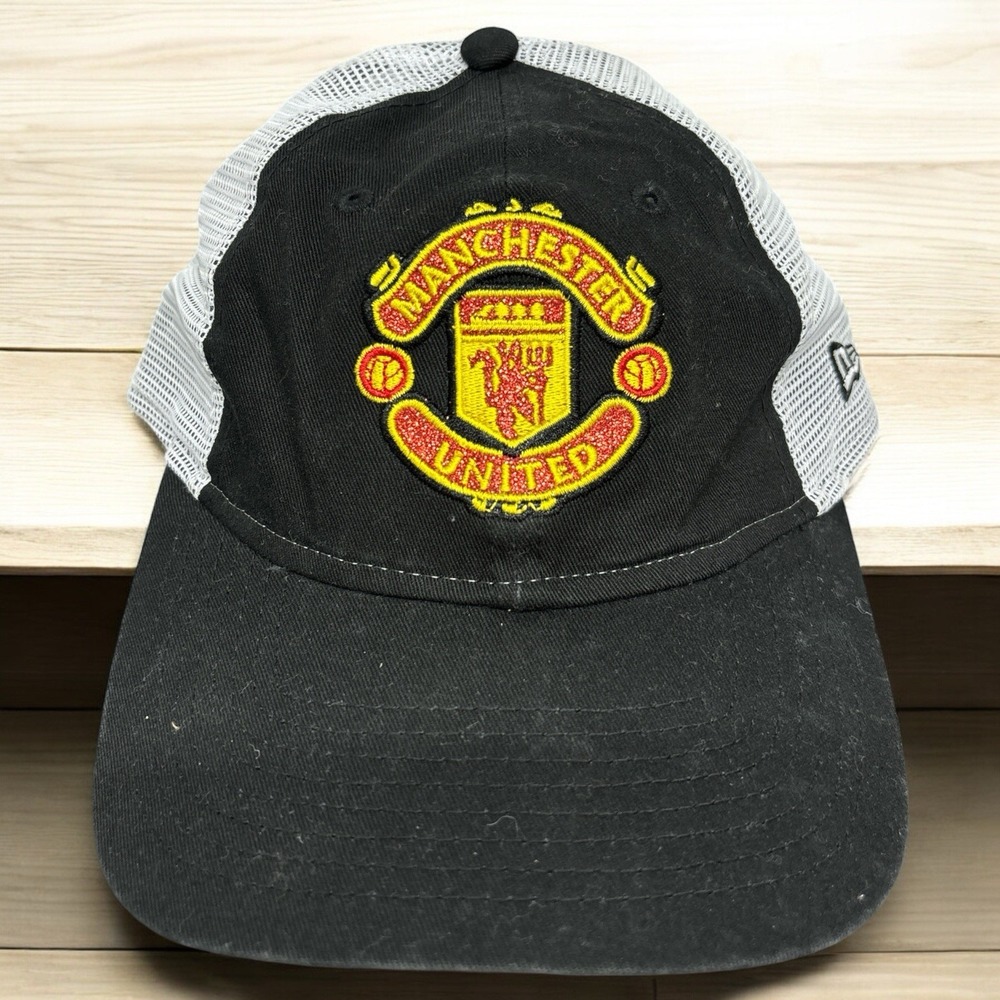 Manchester‎ United Hat Cap Womens Black Adjustable New Era Soccer Glitter